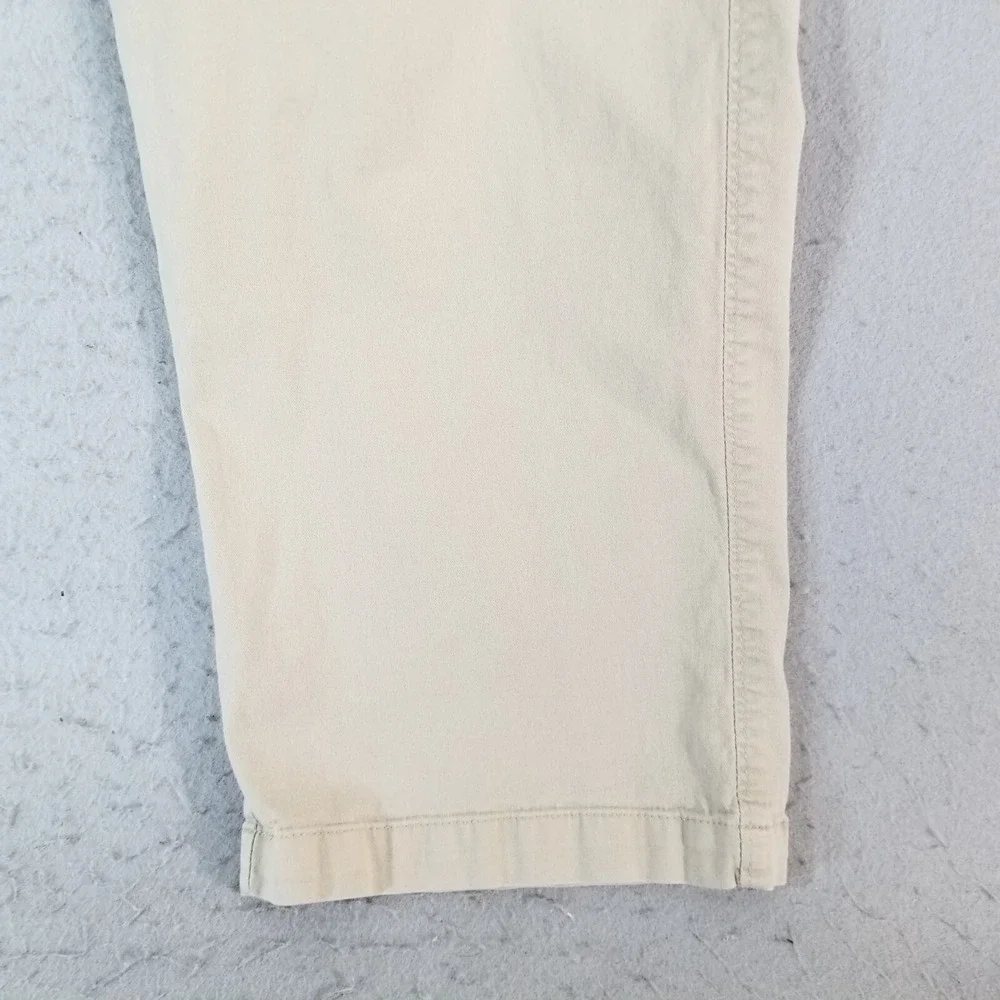 Haggar cargo pants men's 42 x 30 beige cotton comfort waist outdoor hiking